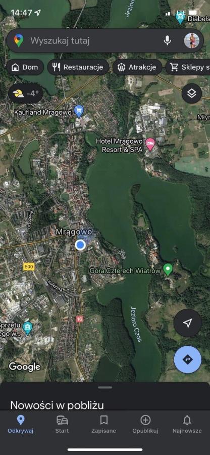 Apartament Czos Mrągowo Extérieur photo