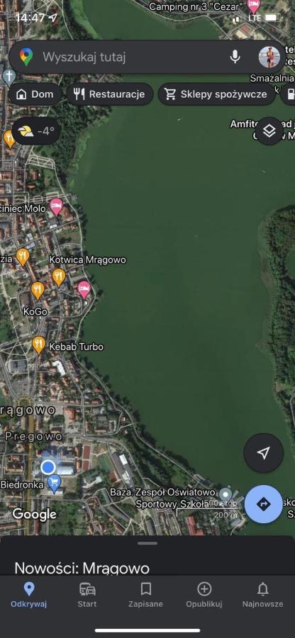 Apartament Czos Mrągowo Extérieur photo